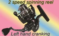Osprey 2 speeds spinning reels. 2 speeds spinning reels from size #3~6- available online at our FB shop front
